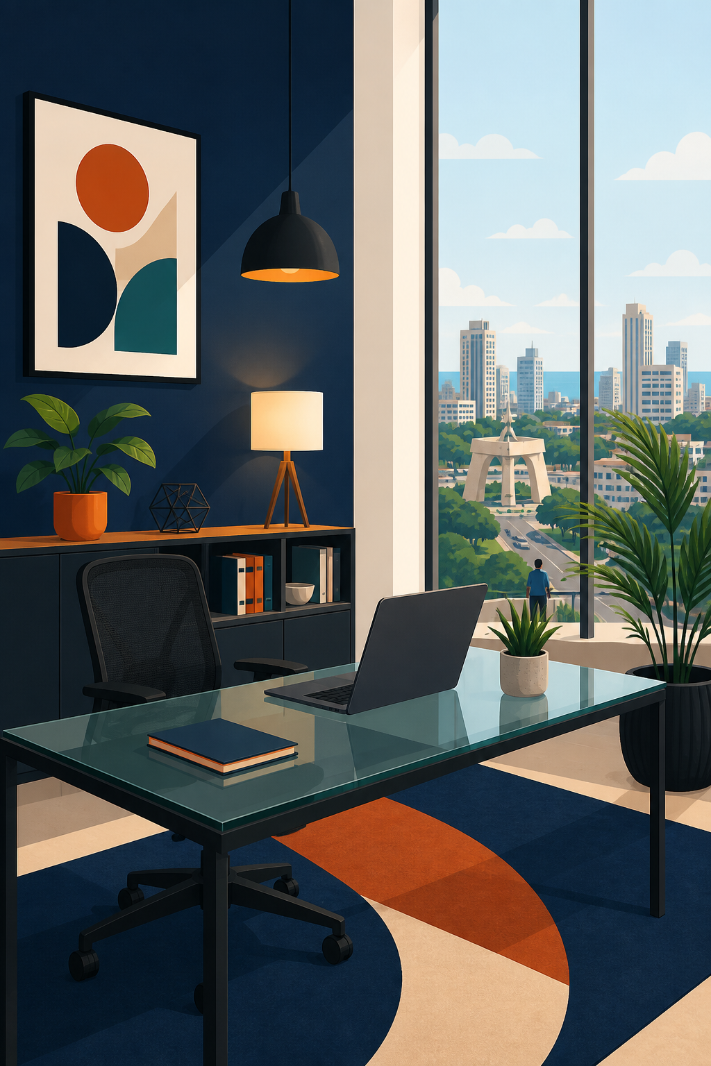 Bluevels office workspace