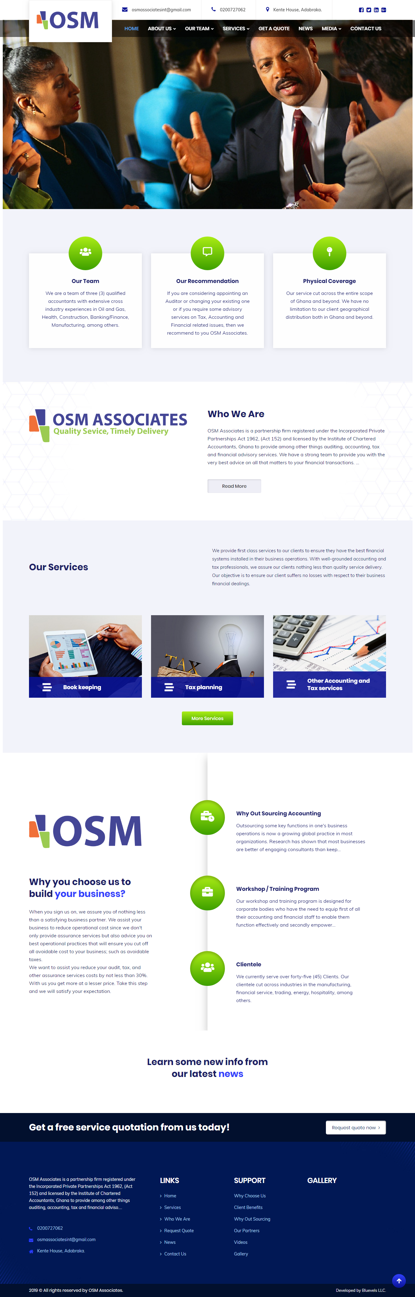 Domain Registration, Hosting, Website Design, SEO